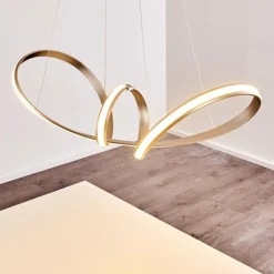 Suspension Woyens LED Acier inoxydable, 1 lumière