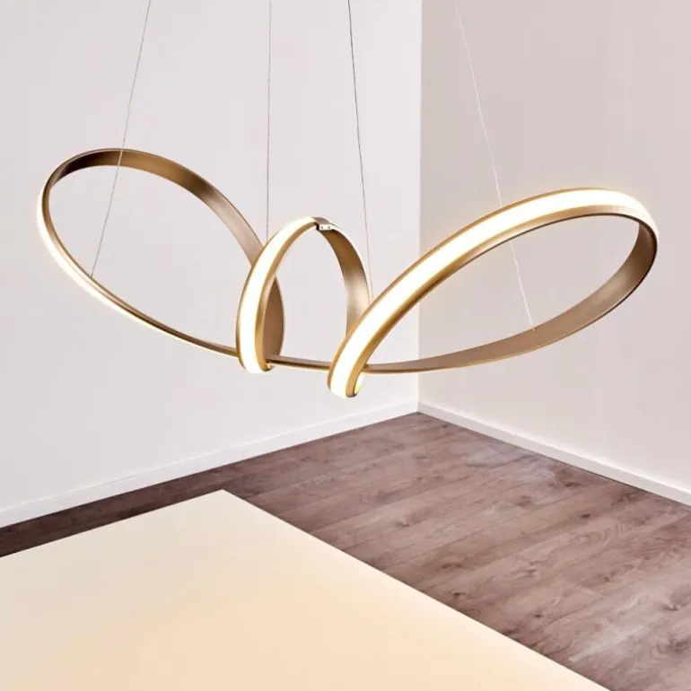 Suspension Woyens LED Acier inoxydable, 1 lumière