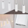 Suspension Zuoz Blanc, 4 lumières