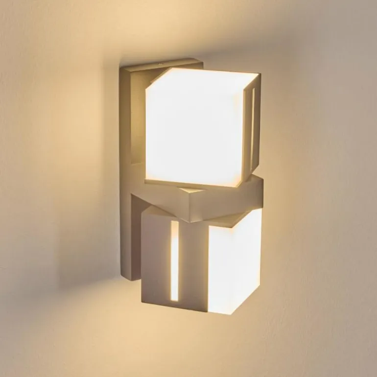 Swanek Lampe murale d´extérieur, Applique murale LED Anthracite, 2 lumières