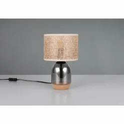 Tara Lampe à poser Luminaires Trio Chrome, 1 lumière