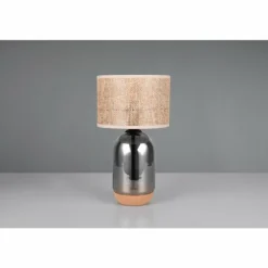 Tara Lampe à poser Luminaires Trio Chrome, 1 lumière