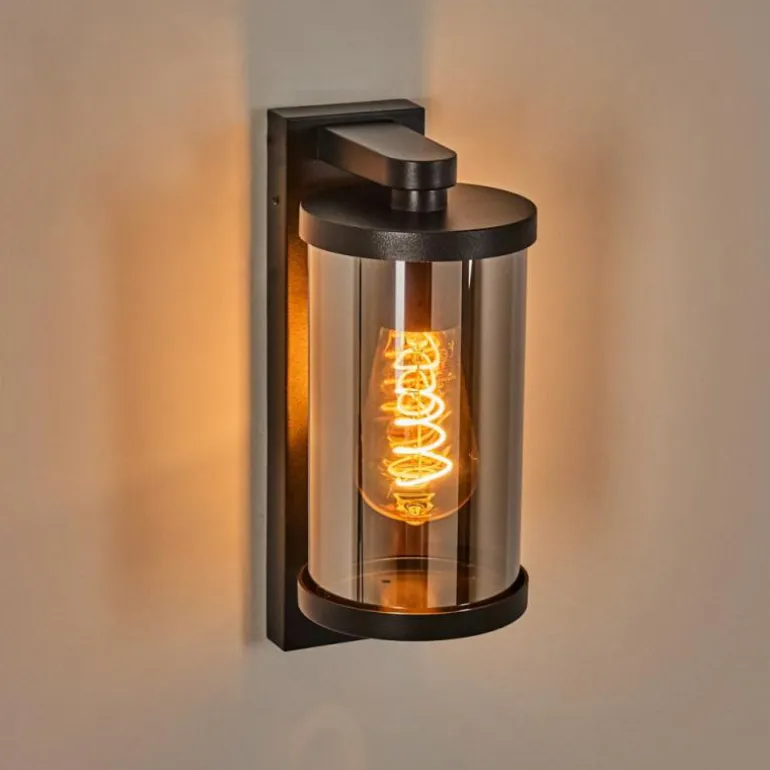 Telhada Luminaire extérieur, Lampe murale d´extérieur Noir, 1 lumière