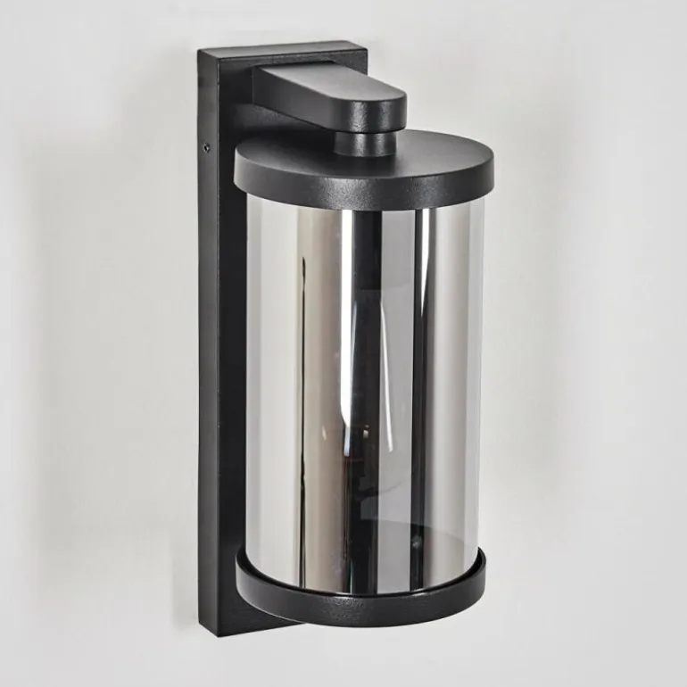 Telhada Luminaire extérieur, Lampe murale d´extérieur Noir, 1 lumière, Détecteur de mouvement