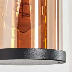 Telhada Luminaire extérieur, Lampe murale d´extérieur Noir, 1 lumière, Détecteur de mouvement