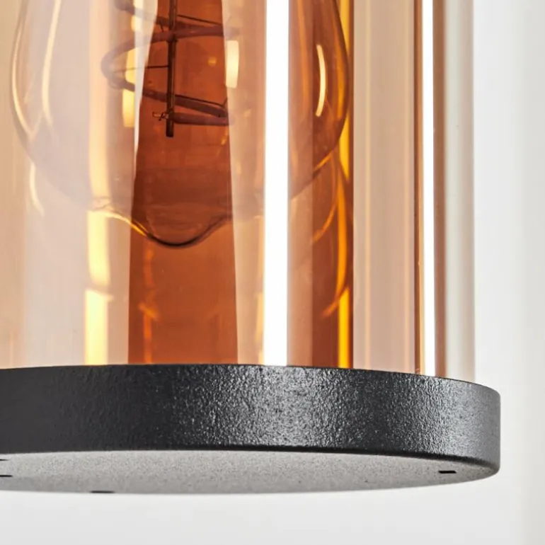 Telhada Luminaire extérieur, Lampe murale d´extérieur Noir, 1 lumière, Détecteur de mouvement