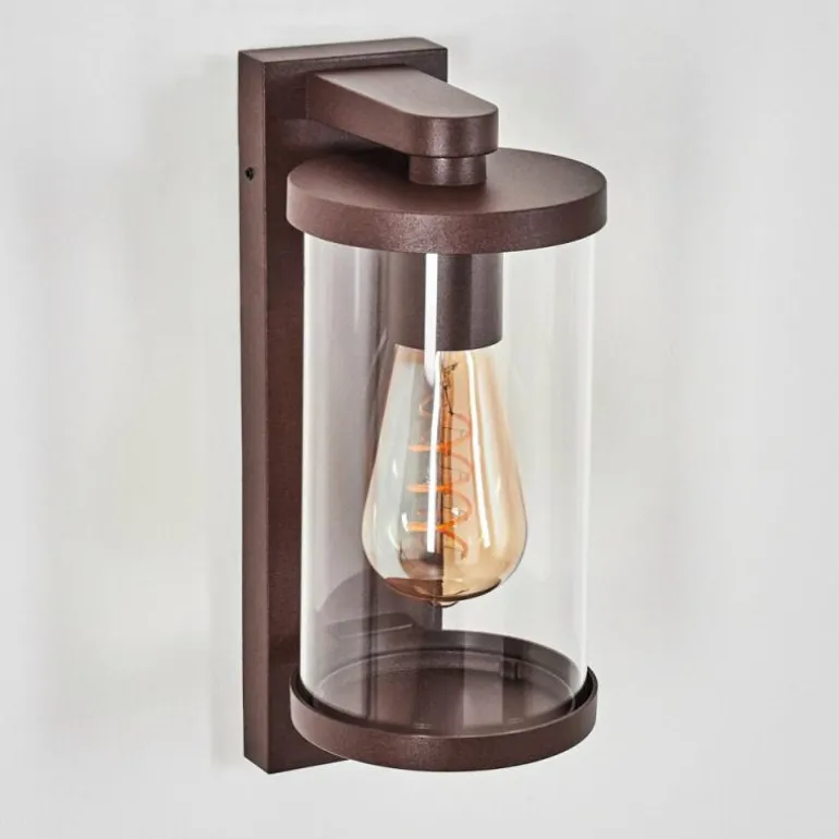 Telhada Luminaire extérieur, Lampe murale d´extérieur Rouille, 1 lumière, Détecteur de mouvement
