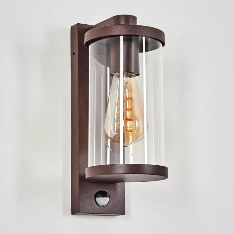 Telhada Luminaire extérieur, Lampe murale d´extérieur Rouille, 1 lumière, Détecteur de mouvement