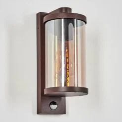 Telhada Luminaire extérieur, Lampe murale d´extérieur Rouille, 1 lumière, Détecteur de mouvement