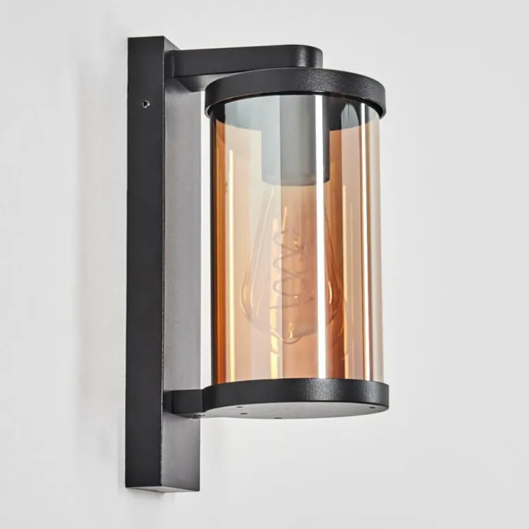 Telhada Luminaire extérieur, Lampe murale d´extérieur Noir, 1 lumière