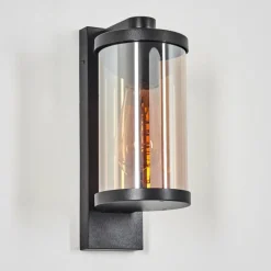Telhada Luminaire extérieur, Lampe murale d´extérieur Noir, 1 lumière
