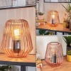 Telhais Lampe à poser, Liseuse Rose, Noir, 1 lumière
