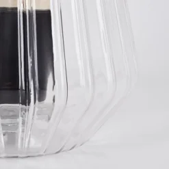 Telhais Lampe à poser, Liseuse Noir, Transparent, 1 lumière