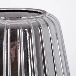 Telhais Lampe à poser, Liseuse Chrome, Fumée, Noir, 1 lumière