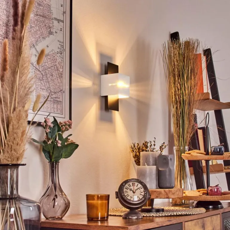 Tora Luminaire Up & Down, Applique murale LED Noir, 1 lumière