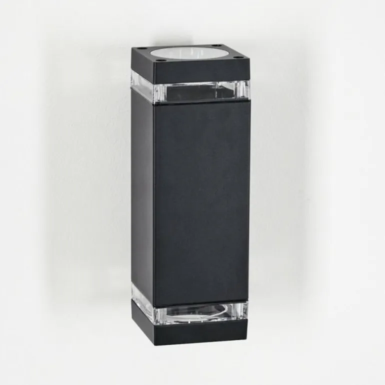 Travassos Lampe murale d´extérieur, Luminaire Up & Down Noir, 2 lumières