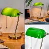 Tremoceira Lampe de banquier, Lampe de bureau, Lampe à poser Vieux laiton, 1 lumière