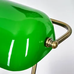 Tremoceira Lampe de banquier, Lampe de bureau, Lampe à poser Vieux laiton, 1 lumière