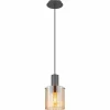 Tulivar Suspension Luminaires Globo Lighting Gris, 1 lumière