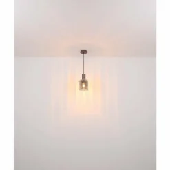 Tulivar Suspension Luminaires Globo Lighting Gris, 1 lumière