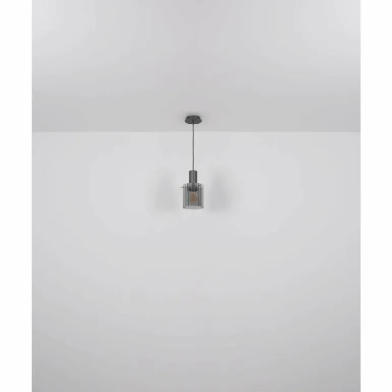 Tulivar Suspension Luminaires Globo Lighting Gris, 1 lumière