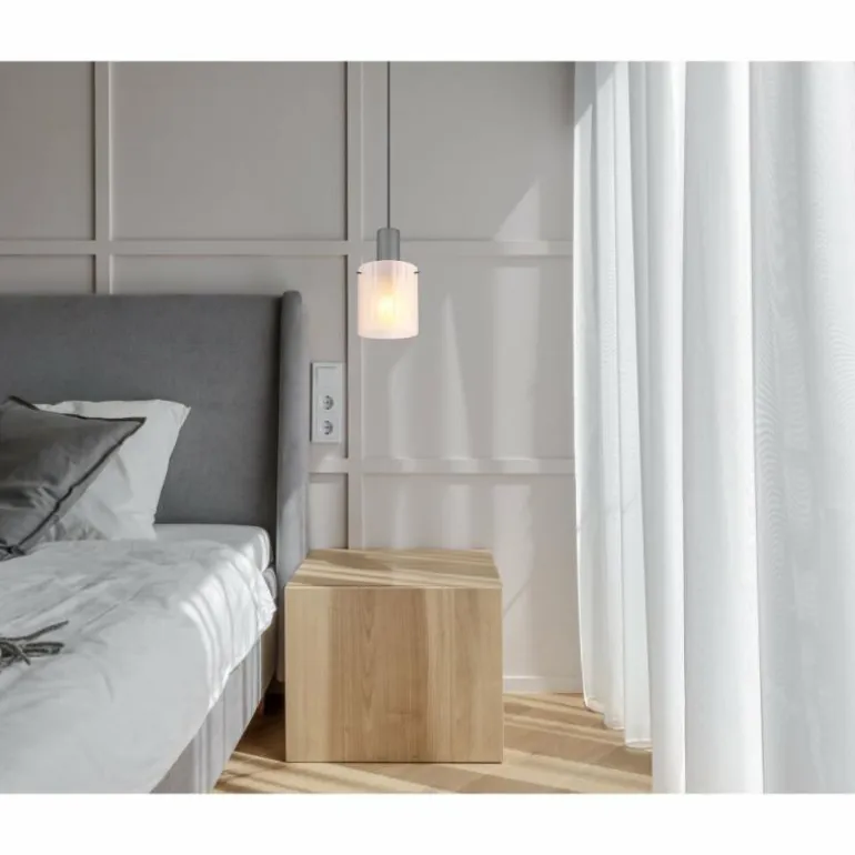 Tulivar Suspension Luminaires Globo Lighting Gris, 1 lumière