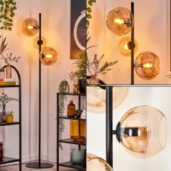 Tureby Lampadaire Ambre, 3 lumières
