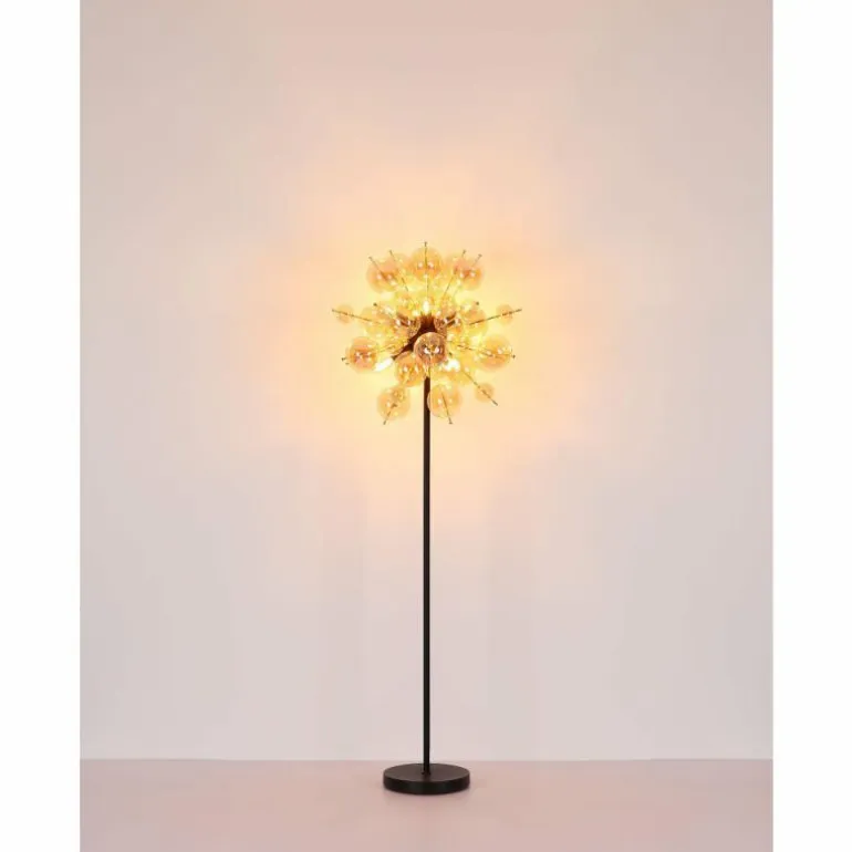 Udo Suspension Luminaires Globo Lighting Or, Noir, 6 lumières