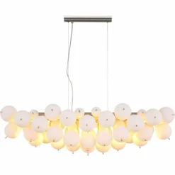 Udo Suspension Luminaires Globo Lighting Nickel mat, 6 lumières