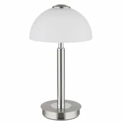 Uldin Lampe à poser Luminaires Globo Lighting LED Chrome, Nickel mat, 1 lumière