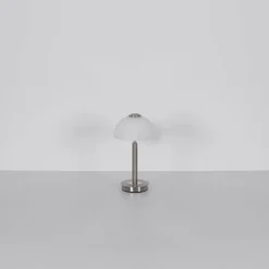 Uldin Lampe à poser Luminaires Globo Lighting LED Chrome, Nickel mat, 1 lumière