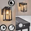 Verup Lampe murale d´extérieur, Applique murale LED Noir, 1 lumière, Détecteur de mouvement