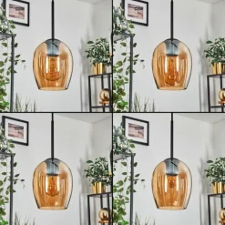 Vevino Suspension Ambre, 5 lumières