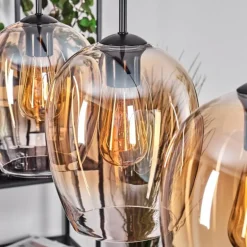 Vevino Suspension Ambre, Clair, 3 lumières