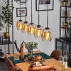 Vevino Suspension Ambre, Clair, 5 lumières