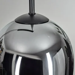 Vevino Suspension Ambre, Chrome, 5 lumières