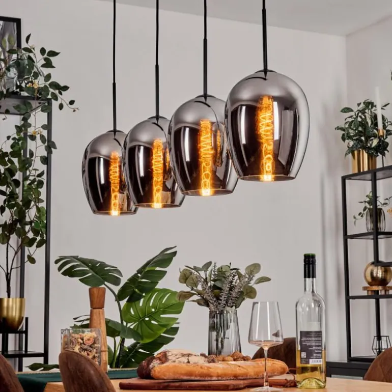 Vevino Suspension Chrome, 4 lumières
