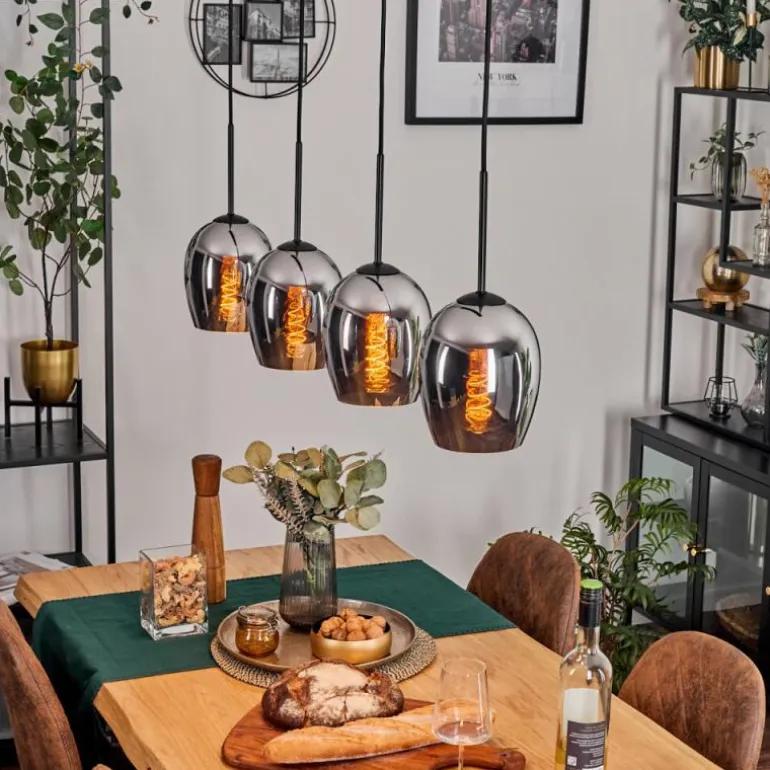 Vevino Suspension Chrome, 4 lumières