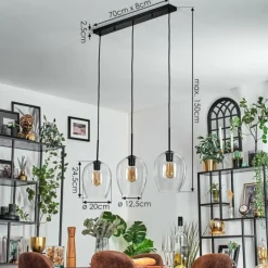 Vevino Suspension Clair, 3 lumières