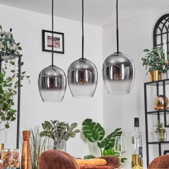 Vevino Suspension Clair, Fumé, 3 lumières