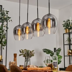 Vevino Suspension Clair, Fumé, 4 lumières