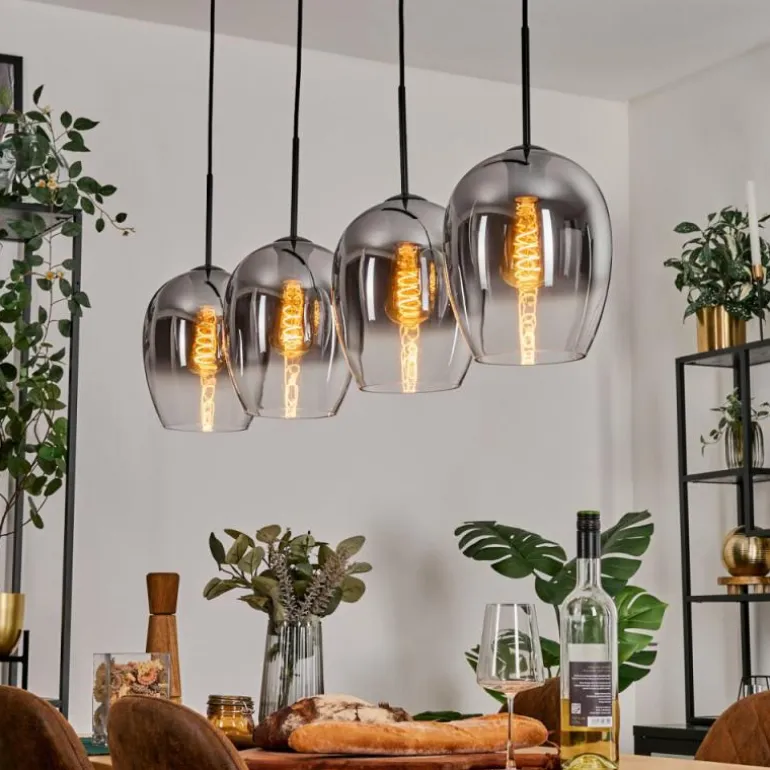 Vevino Suspension Clair, Fumé, 4 lumières