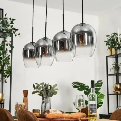 Vevino Suspension Clair, Fumé, 4 lumières