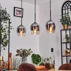 Vevino Suspension Noir, 3 lumières