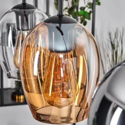 Vevino Suspension Noir, 3 lumières