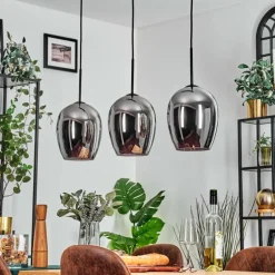 Vevino Suspension Noir, 3 lumières
