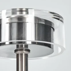 Viada Lampe de bureau, Lampe à poser LED Chrome, Nickel mat, 1 lumière