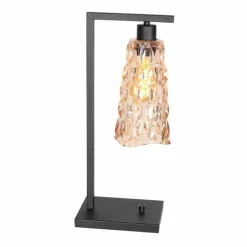 Vidrio Lampe à poser Luminaires Steinhauer Noir, 1 lumière