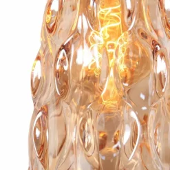 Vidrio Lampe à poser Luminaires Steinhauer Noir, 1 lumière
