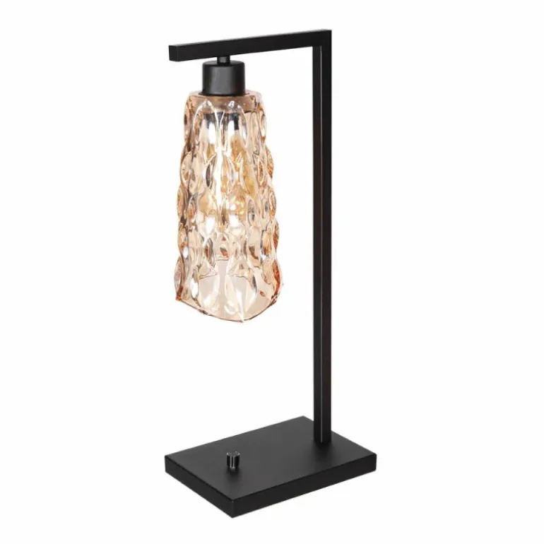 Vidrio Lampe à poser Luminaires Steinhauer Noir, 1 lumière